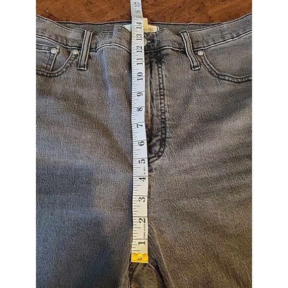 Madewell Jeans Men The Perfect Vintage Jean 32 Grey Gray Mens Distressed Fair Tr - Picture 4 of 12